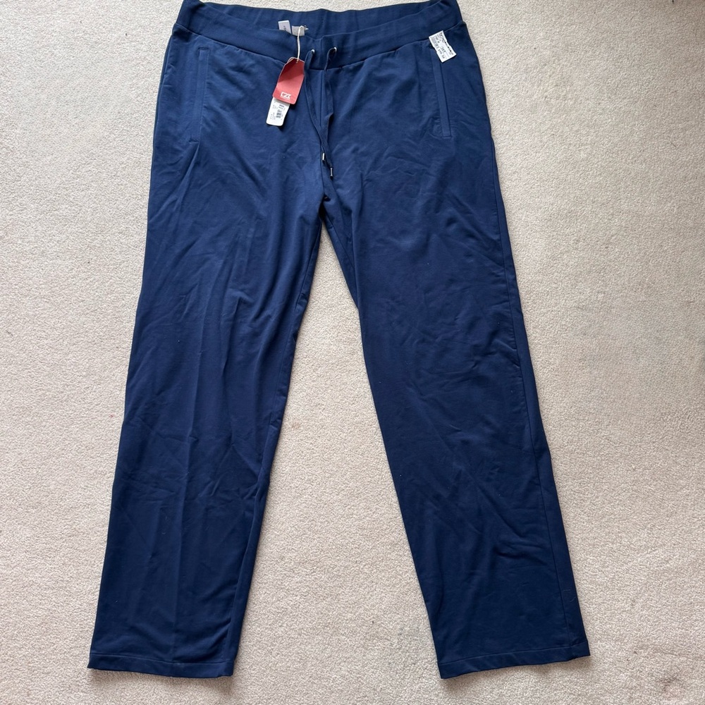 Men's Navy 3XL Cutter and Buck sweat pants NWT!!